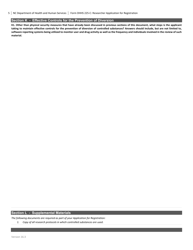 Form DHHS225-C Researcher Application for Registration - North Carolina, Page 5