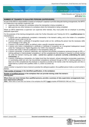 Form ATF-013(TEE) Employer Resource Assessment - Trainee/S - Queensland, Australia, Page 3