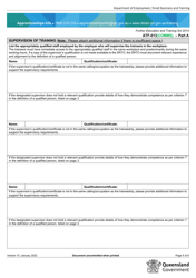 Form ATF-013(COMMS) Employer Resource Assessment - Community Care (Specified) - Queensland, Australia, Page 4