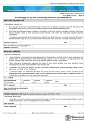 Form ATF-013(COMMS) Employer Resource Assessment - Community Care (Specified) - Queensland, Australia, Page 5