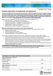 Form ATF-013(COMMS) Employer Resource Assessment - Community Care (Specified) - Queensland, Australia, Page 6