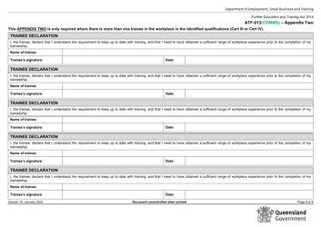 Form ATF-013(COMMS) Employer Resource Assessment - Community Care (Specified) - Queensland, Australia, Page 8