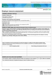 Form ATF-013(PLUMB) Employer Resource Assessment - Plumbing Apprentices (Cpc32413, Cpc32420) - Queensland, Australia, Page 2