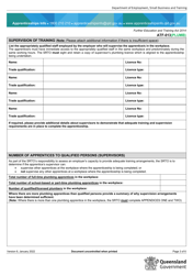 Form ATF-013(PLUMB) Employer Resource Assessment - Plumbing Apprentices (Cpc32413, Cpc32420) - Queensland, Australia, Page 3