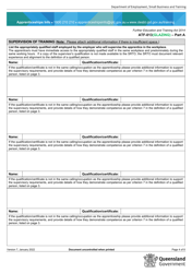 Form ATF-013(GLAZING) Employer Resource Assessment - Automotive Glazing Technology (Specified) - Queensland, Australia, Page 4