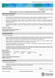 Form ATF-013(GLAZING) Employer Resource Assessment - Automotive Glazing Technology (Specified) - Queensland, Australia, Page 5