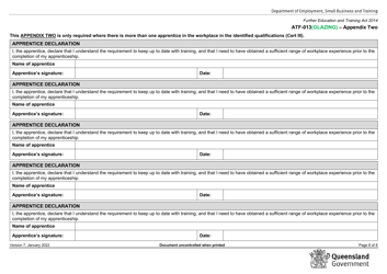 Form ATF-013(GLAZING) Employer Resource Assessment - Automotive Glazing Technology (Specified) - Queensland, Australia, Page 8