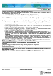 Form ATF-013(SPA) Employer Resource Assessment - Swimming Pool and Spa - Queensland, Australia, Page 3