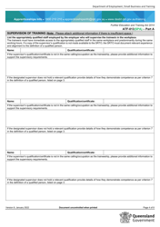 Form ATF-013(SPA) Employer Resource Assessment - Swimming Pool and Spa - Queensland, Australia, Page 4