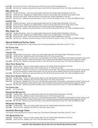 Instructions for Form ET-1 Arkansas Excise Tax Return - Arkansas, Page 3