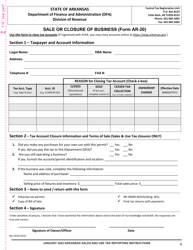 Instructions for Form ET-1 Arkansas Excise Tax Return - Arkansas, Page 9