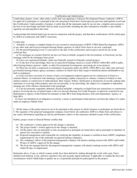 ADFA Form 921 Management Previous Participation Certification - Arkansas, Page 2