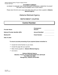 Form 600 Provider Self-audit Notification of Intent - Alabama, Page 4
