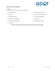 Local Administered Projects Certification Application - Georgia (United States), Page 10