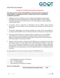Local Administered Projects Certification Application - Georgia (United States), Page 31