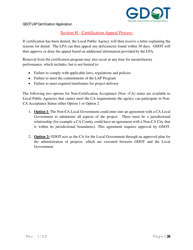 Local Administered Projects Certification Application - Georgia (United States), Page 32