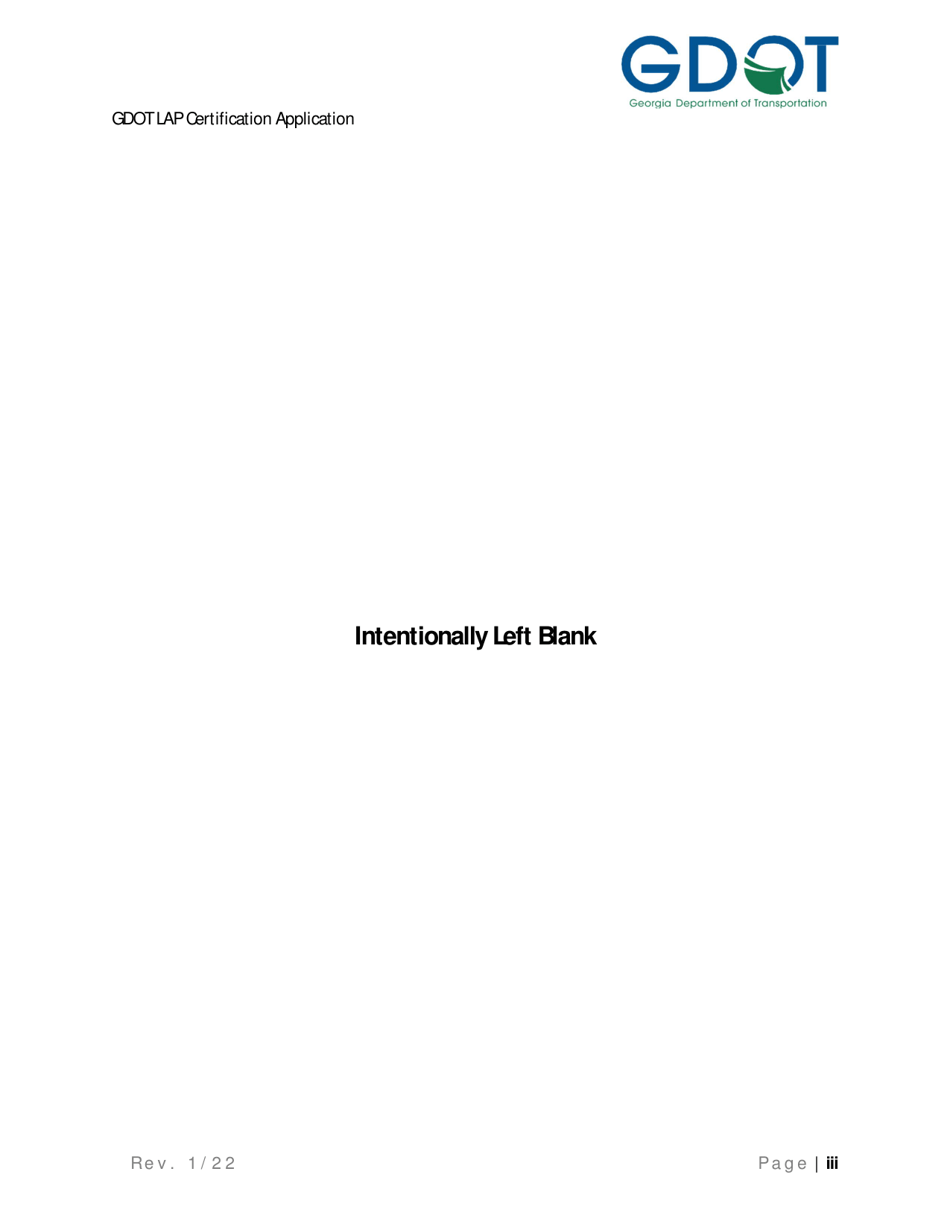 Local Administered Projects Certification Application - Georgia (United States), Page 4