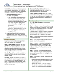 Instructions for Form 3150 International Fuel Tax Agreement (Ifta) Report - Idaho