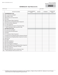 Form BOE-517-GT Property Statement - Gas Transmission Companies - California, Page 9