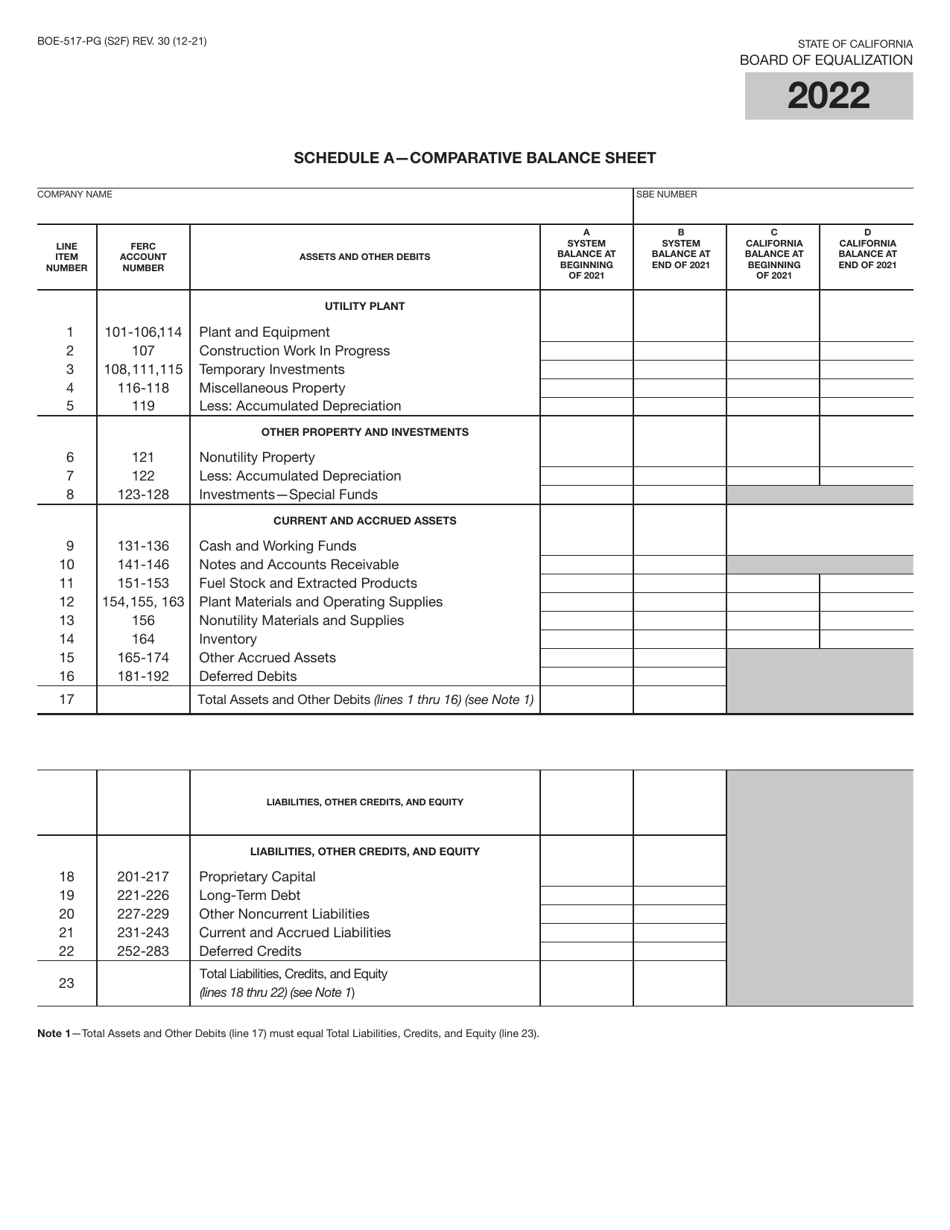 Form BOE-517-PG Property Statement - Intercounty Pipelines - Natural Gas Pipelines - California, Page 3