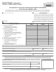 Form BOE-517-PC Property Statement - Intercounty Pipelines - Common Carrier Pipelines - California