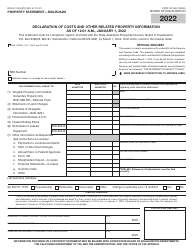 Form BOE-517-RR Property Statement - Railroads - California