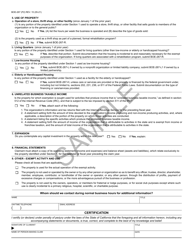 Form BOE-267 Claim for Welfare Exemption (First Filing) - Sample - California, Page 2