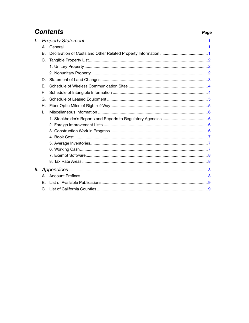 Form 67-WT-LDA Instructions for Reporting State-Assessed Property - Wireless Telephone and Radio Common Carriers - California, Page 3