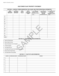 Form BOE-571-C Power Plant Property Statement - Sample - California, Page 4