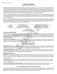 Form BOE-571-S Business Property Statement - Short Form - Sample - California, Page 3