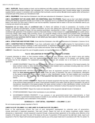 Form BOE-571-S Business Property Statement - Short Form - Sample - California, Page 4