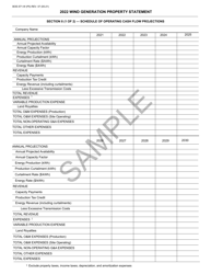 Form BOE-571-W Wind Generation Property Statement - Sample - California, Page 5