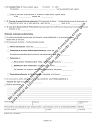 Formulario JD-JM-65S Ordenes De Resolucion/Disposicion Judicial - Connecticut (Spanish), Page 2