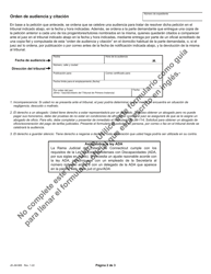 Formulario JD-JM-98S Peticion: Menores En Situacion De Negligencia, Descuido O Maltrato - Connecticut (Spanish), Page 2
