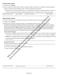Form JD-CR-090PT Motion for Suspension of Prosecution and Order of Treatment - Alcohol or Drug Dependency - Connecticut (Portuguese), Page 2