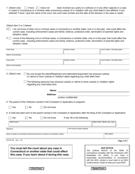 Form JD-FM-164 Affidavit Concerning Children - Connecticut, Page 2