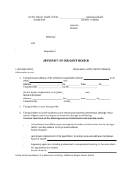 Form 12.913(C) Affidavit of Diligent Search - Florida, Page 3