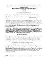 Document preview: Form 12.913(B) Affidavit of Diligent Search and Inquiry - Florida