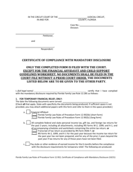 Form 12.932 Certificate of Compliance With Mandatory Disclosure - Florida, Page 4