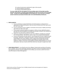 Form 12.930(B) Standard Family Law Interrogatories for Original or Enforcement Proceedings - Florida, Page 11