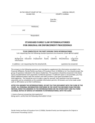 Form 12.930(B) Standard Family Law Interrogatories for Original or Enforcement Proceedings - Florida, Page 4