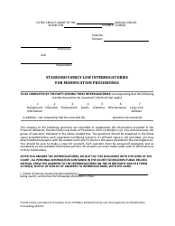 Form 12.930(C) Standard Family Law Interrogatories for Modification Proceedings - Florida, Page 4