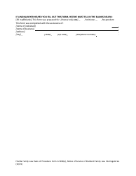 Form 12.930(A) Notice of Service of Standard Family Law Interrogatories - Florida, Page 5
