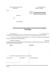 Form 12.975(A) Petition for Grandparent Visitation With Minor Child(Ren) - Florida, Page 4