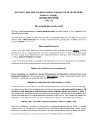 Form 12.996(B) Notice to Payor - Florida