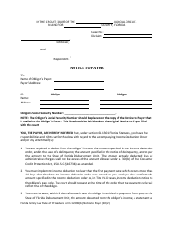 Form 12.996(B) Notice to Payor - Florida, Page 3
