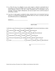 Form 12.996(A) Income Deduction Order - Florida, Page 8