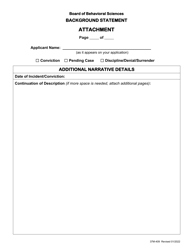 Form 37M-409 Background Statement Form - California, Page 7