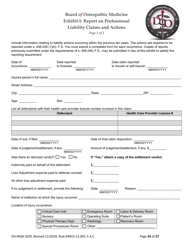 Form DH-MQA1029 Osteopathic Physician Application for Licensure - Florida, Page 24