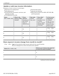 Form MC210 RV Medi-Cal Annual Redetermination - California, Page 6